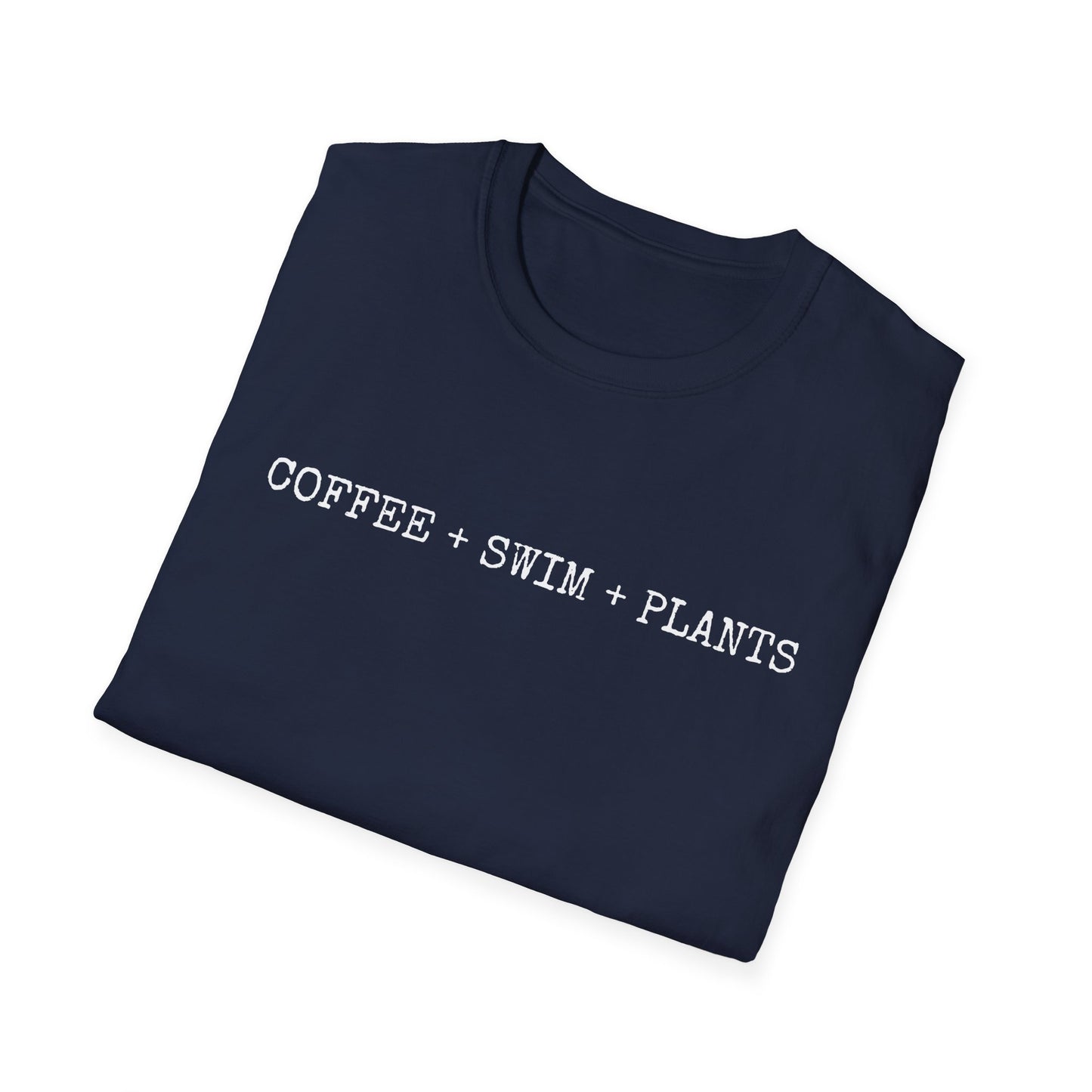Coffee Swim Plants Unisex T-Shirt