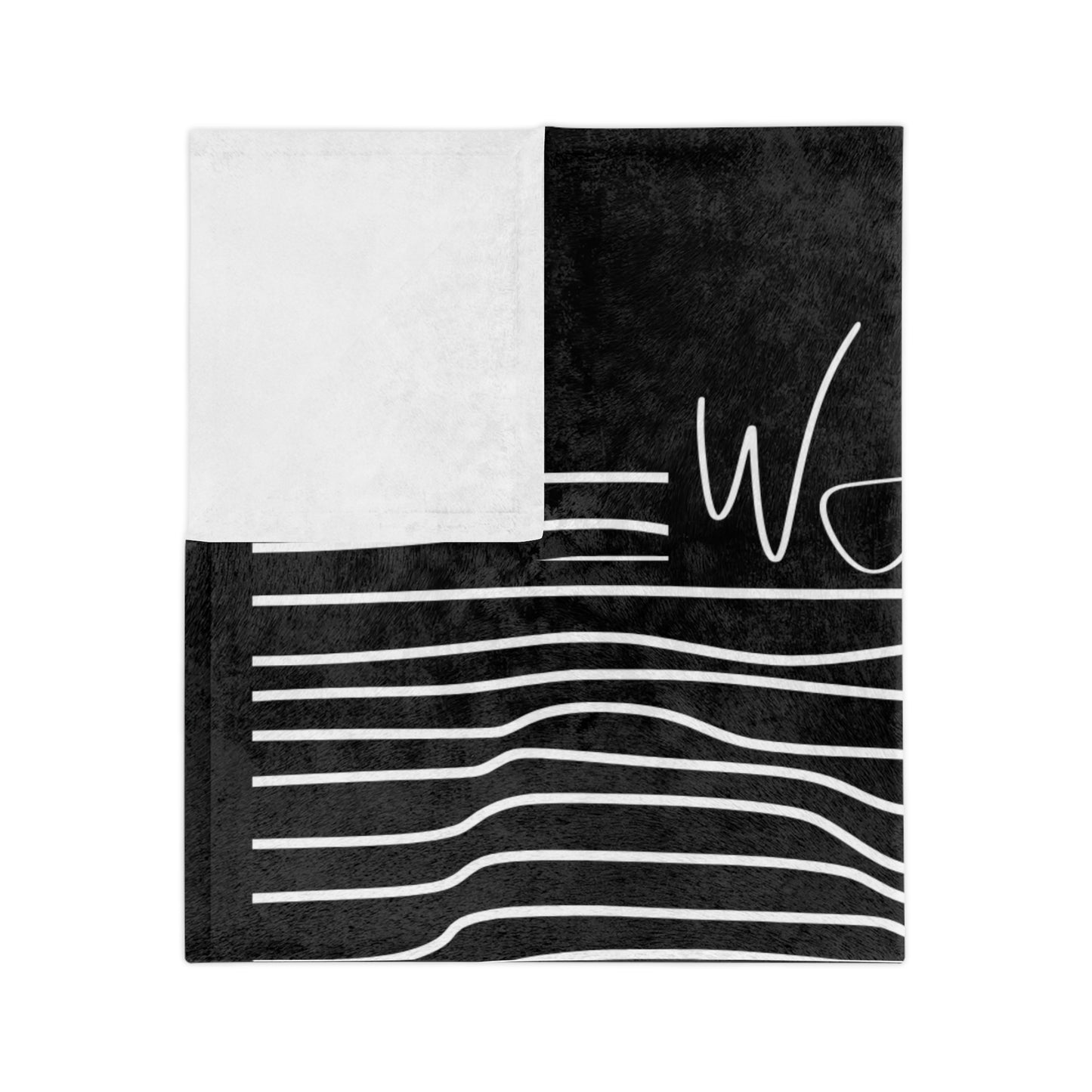 Velveteen Microfiber Blanket Heart Water