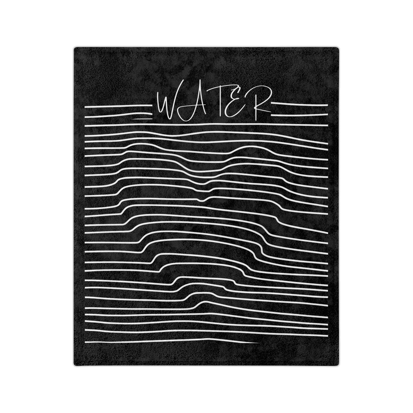 Velveteen Microfiber Blanket Heart Water