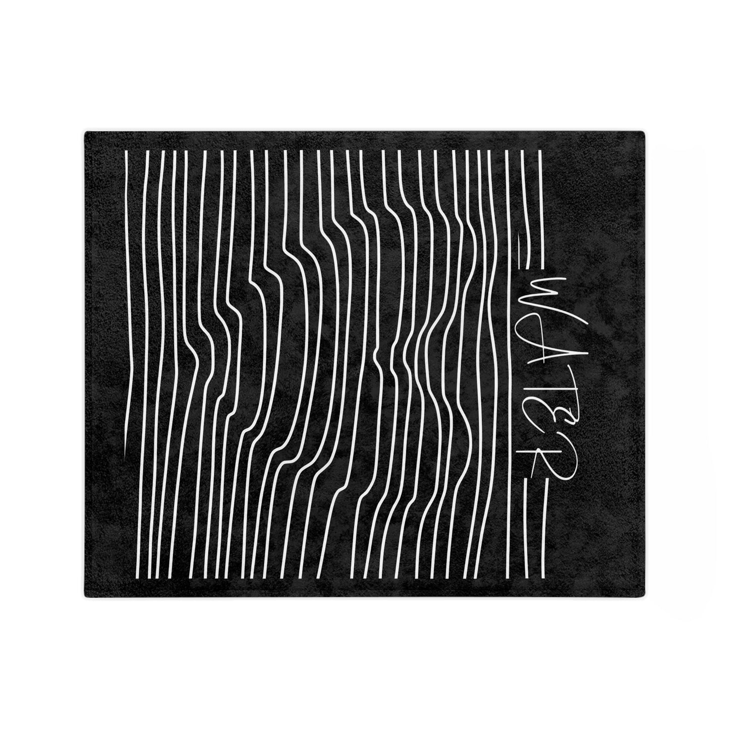 Velveteen Microfiber Blanket Heart Water