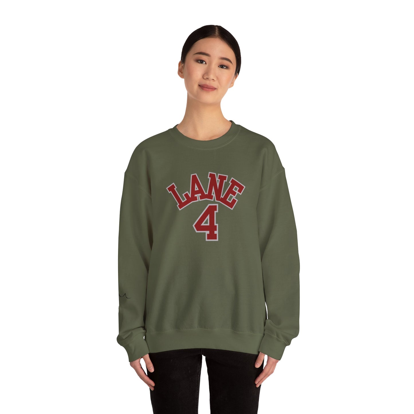 Lane 4 Crewneck Sweatshirt - Best Swimmers Design