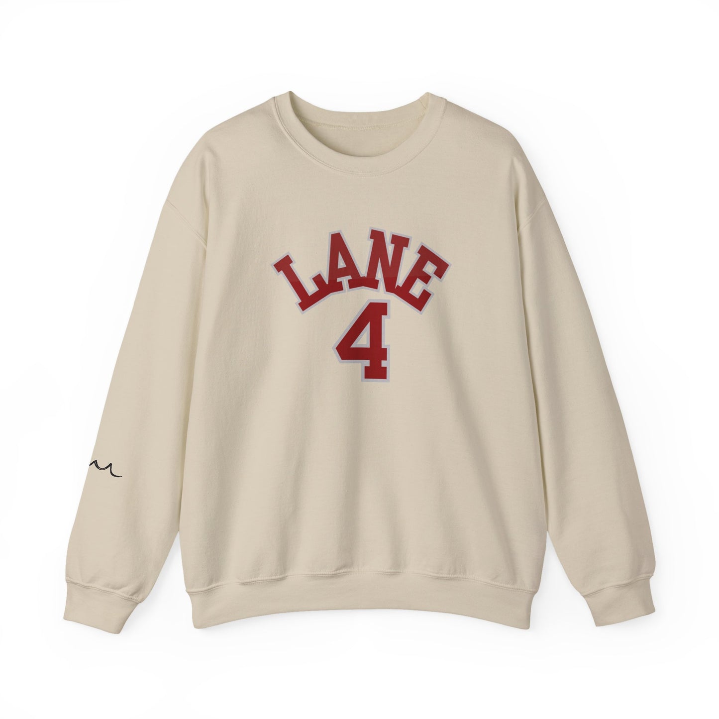 Lane 4 Crewneck Sweatshirt - Best Swimmers Design