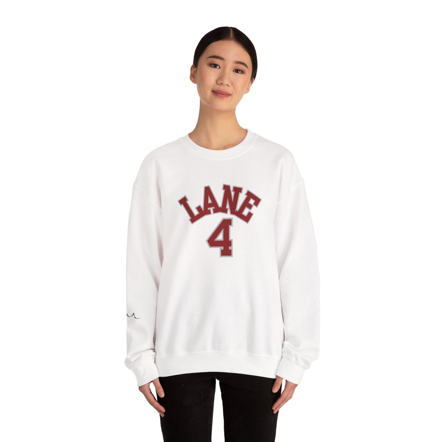 Lane 4 Crewneck Sweatshirt - Best Swimmers Design