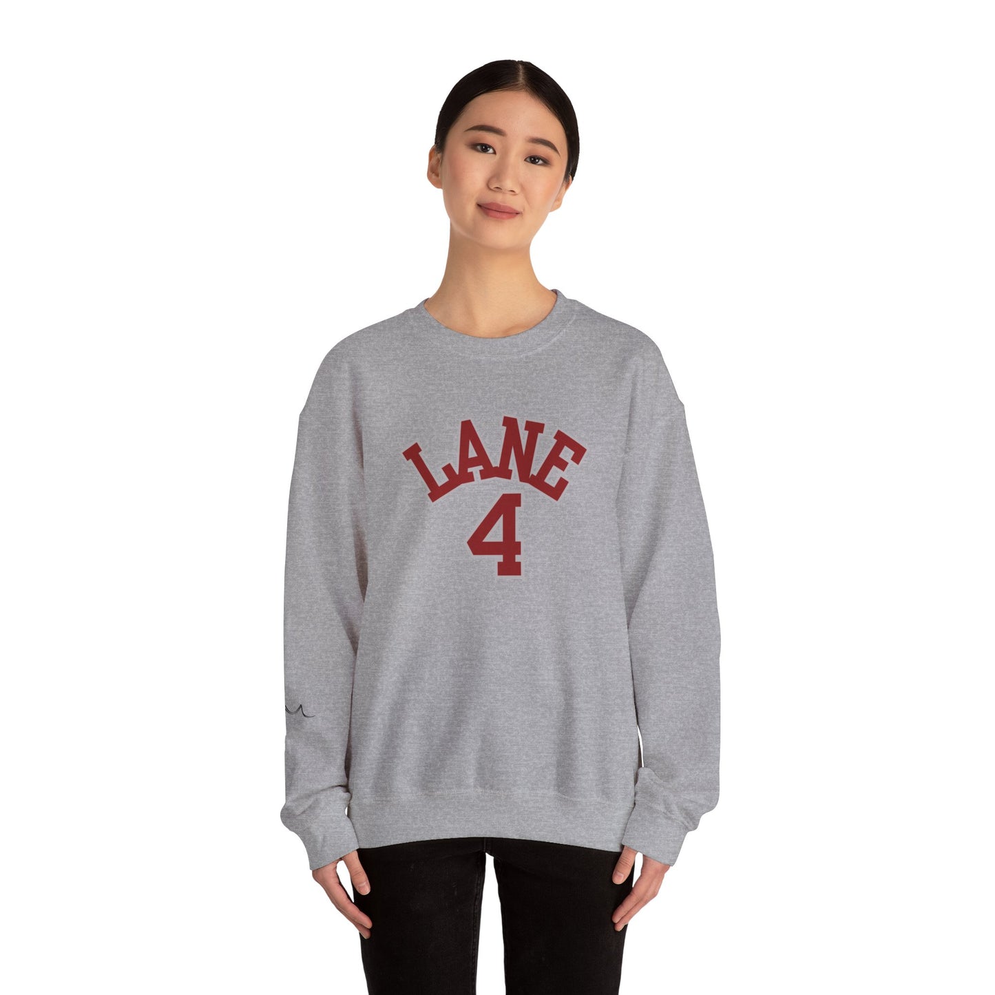 Lane 4 Crewneck Sweatshirt - Best Swimmers Design
