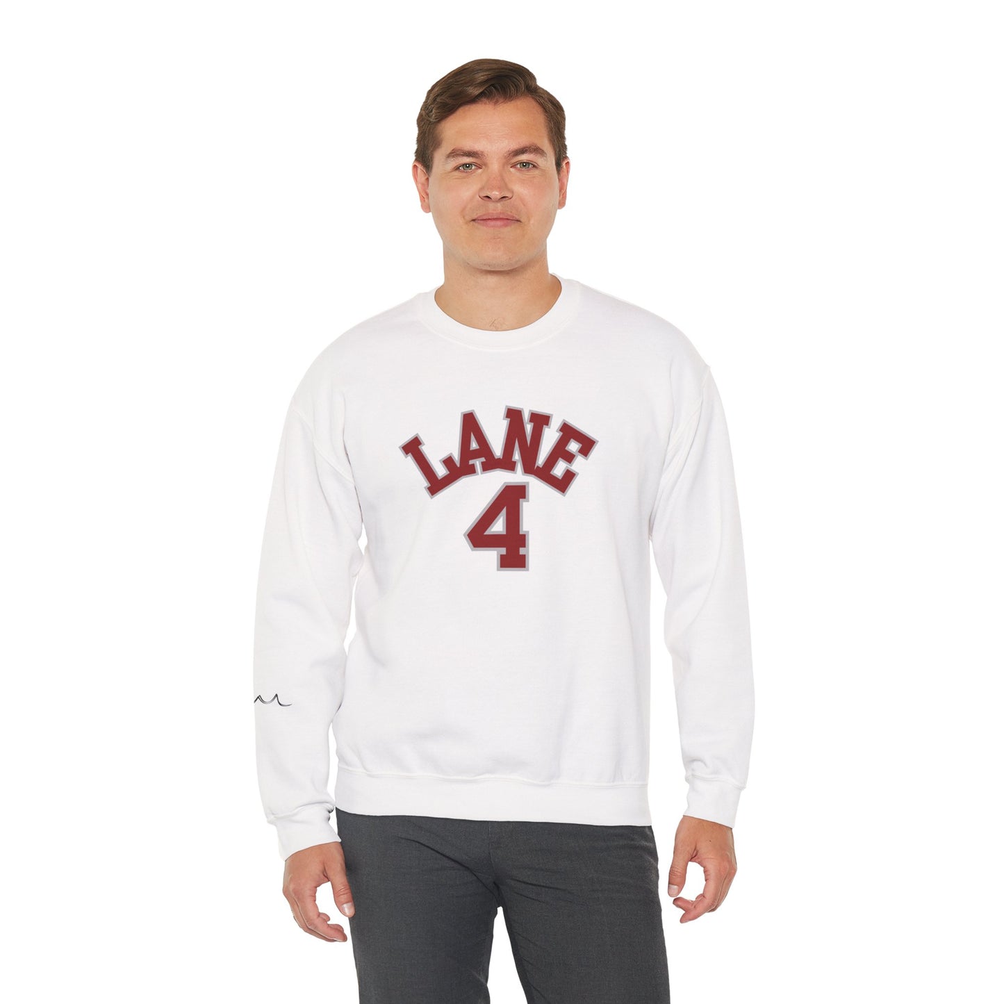 Lane 4 Crewneck Sweatshirt - Best Swimmers Design