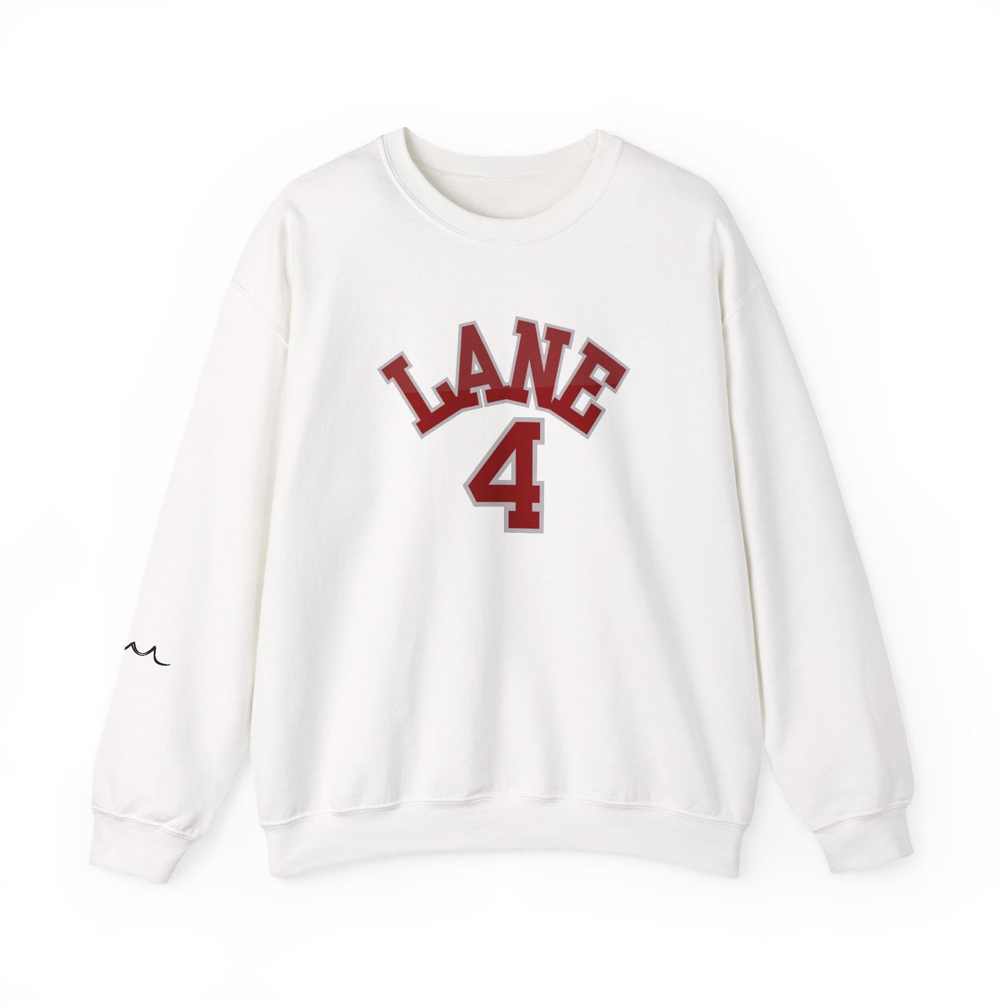 Lane 4 Crewneck Sweatshirt - Best Swimmers Design