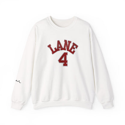 Lane 4 Crewneck Sweatshirt - Best Swimmers Design
