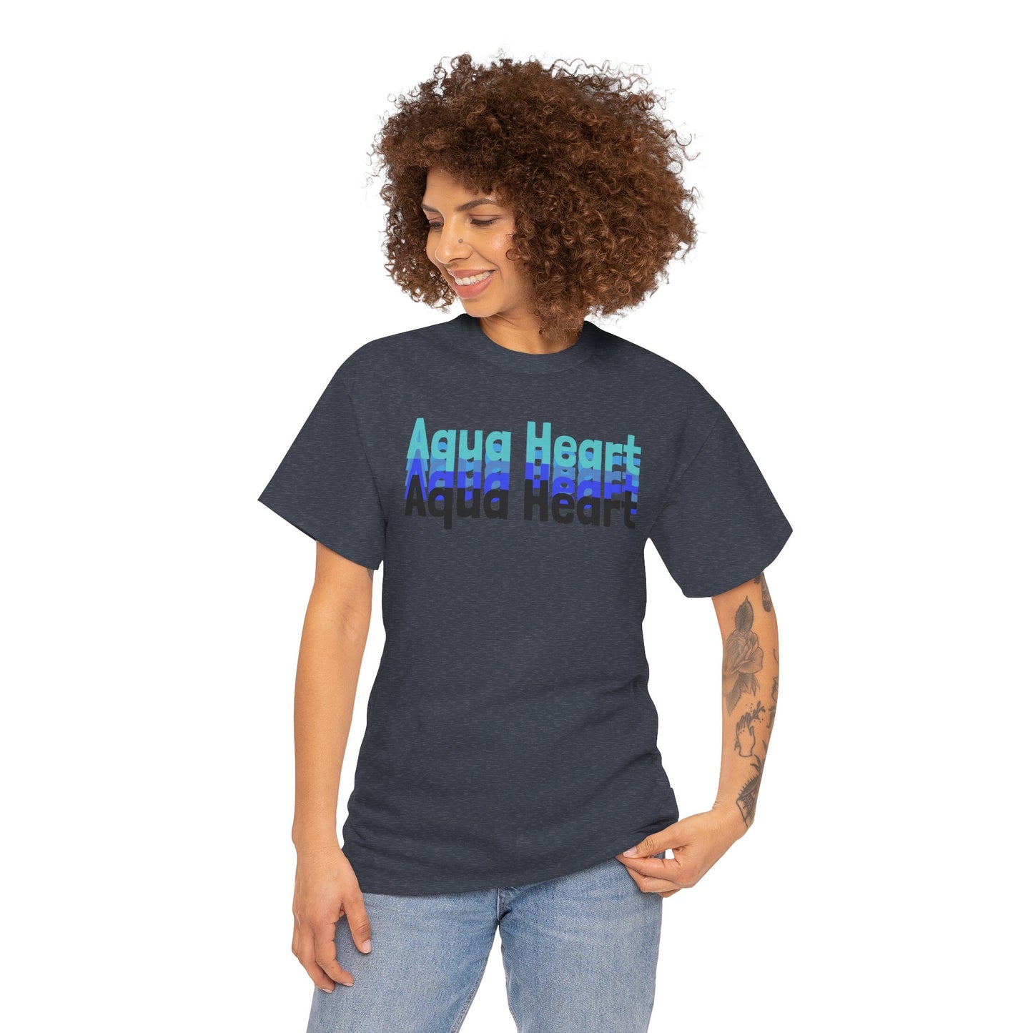 Aqua Heart Unisex Tee