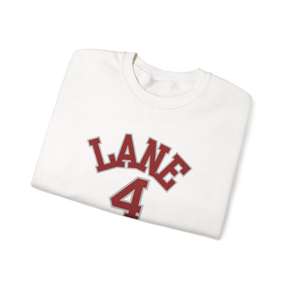Lane 4 Crewneck Sweatshirt - Best Swimmers Design