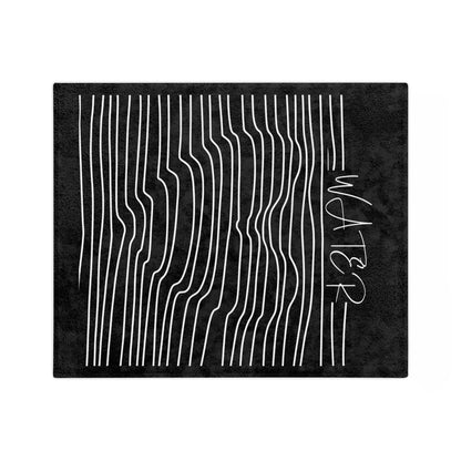 Velveteen Microfiber Blanket Heart Water